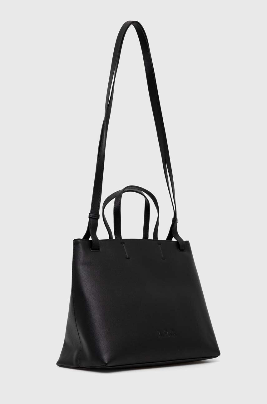 Сумочка A.P.C. Cabas Market Small колір чорний PUABL.F61860.LZZ