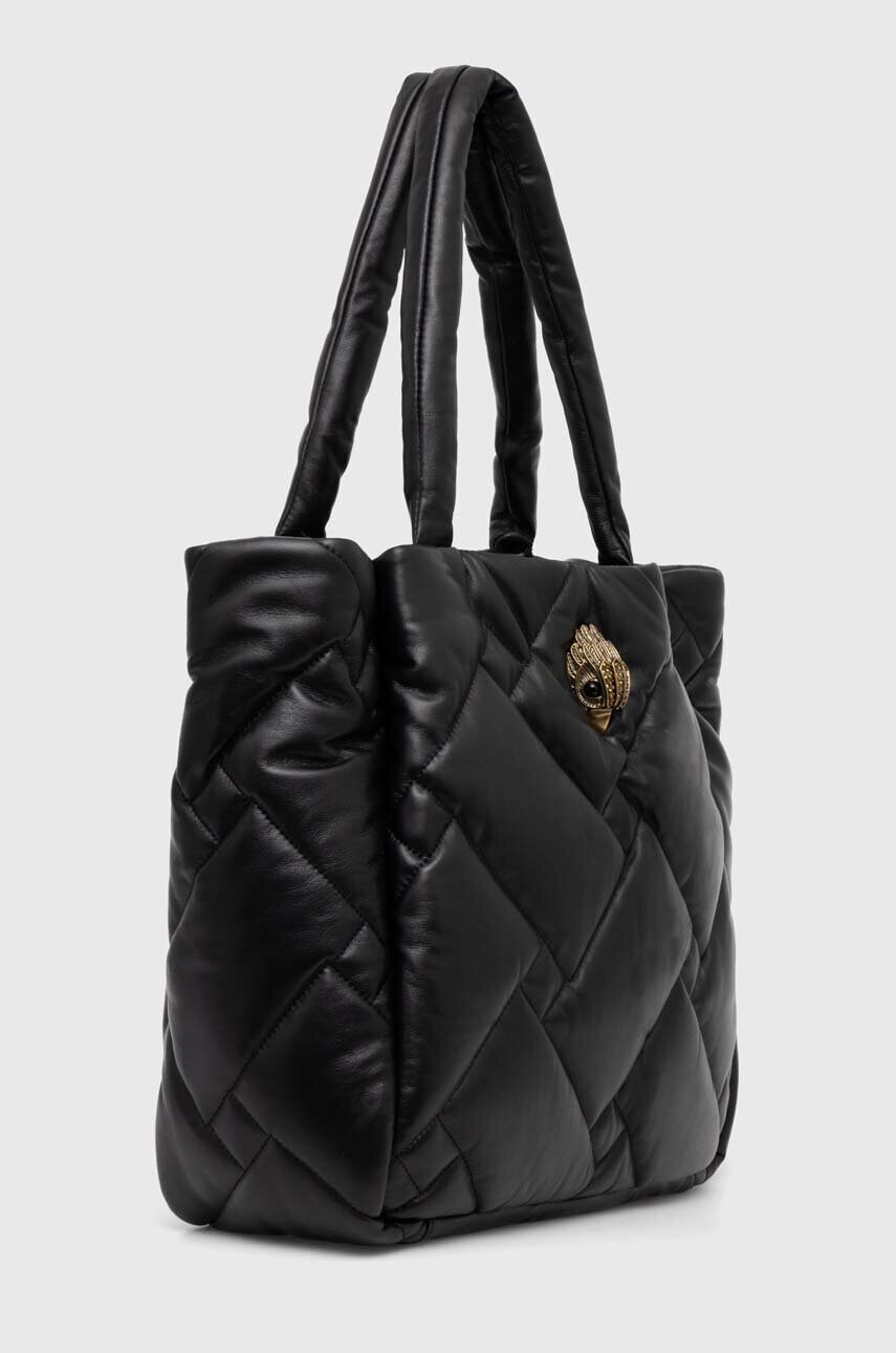 Шкіряна сумочка Kurt Geiger London колір чорний