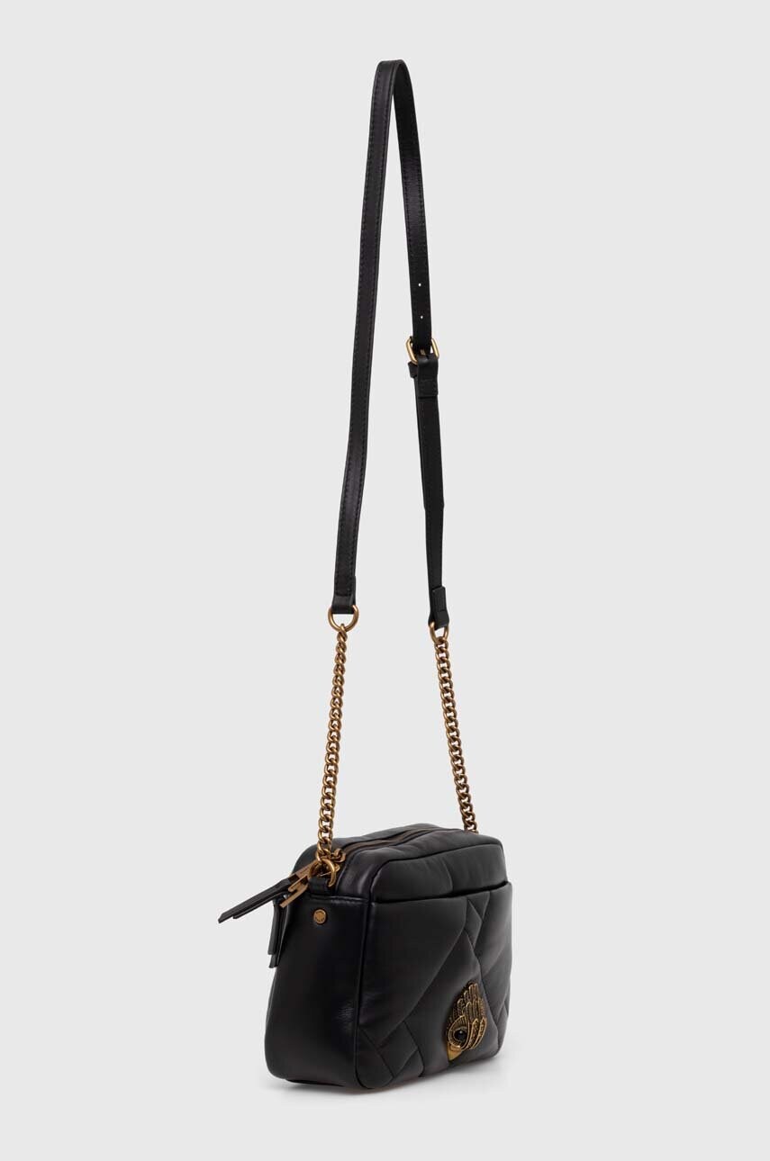 Шкіряна сумочка Kurt Geiger London колір чорний