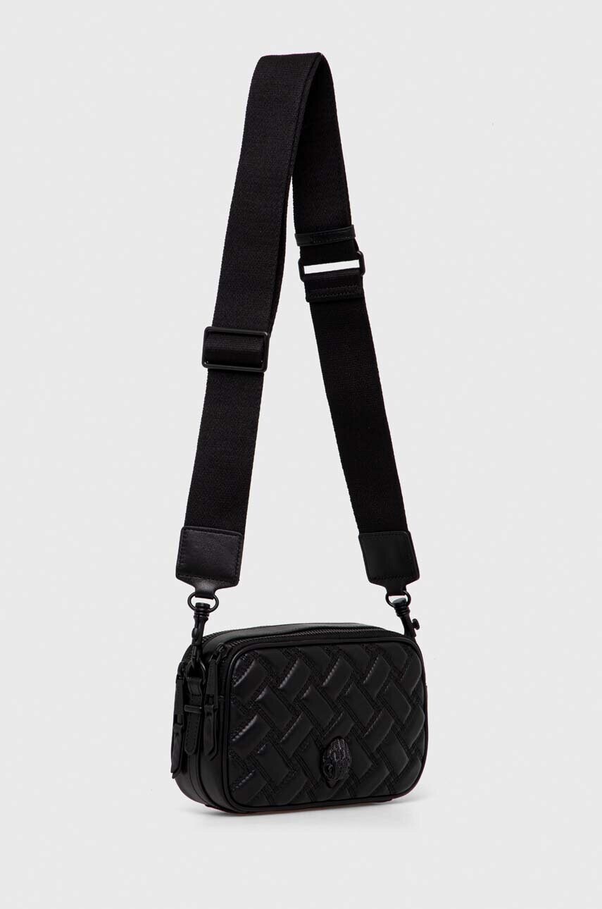 Шкіряна сумочка Kurt Geiger London колір чорний