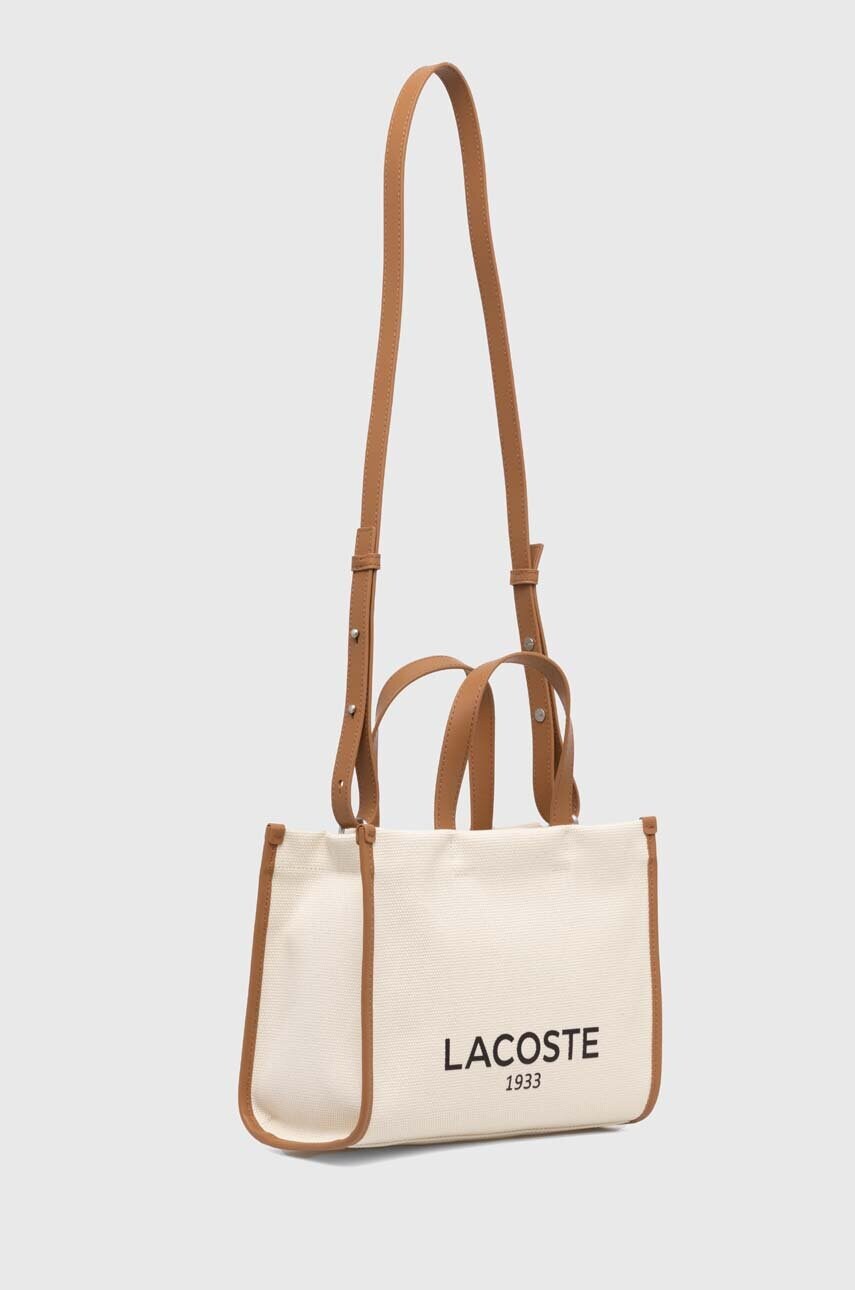 Сумочка Lacoste колір бежевий