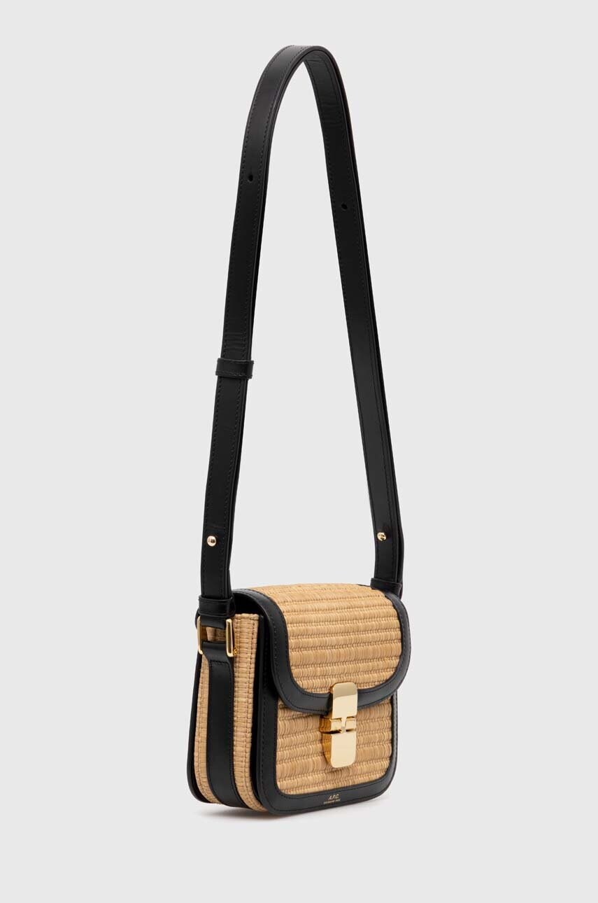 Сумочка A.P.C. sac grace mini колір чорний VIALB-F61515