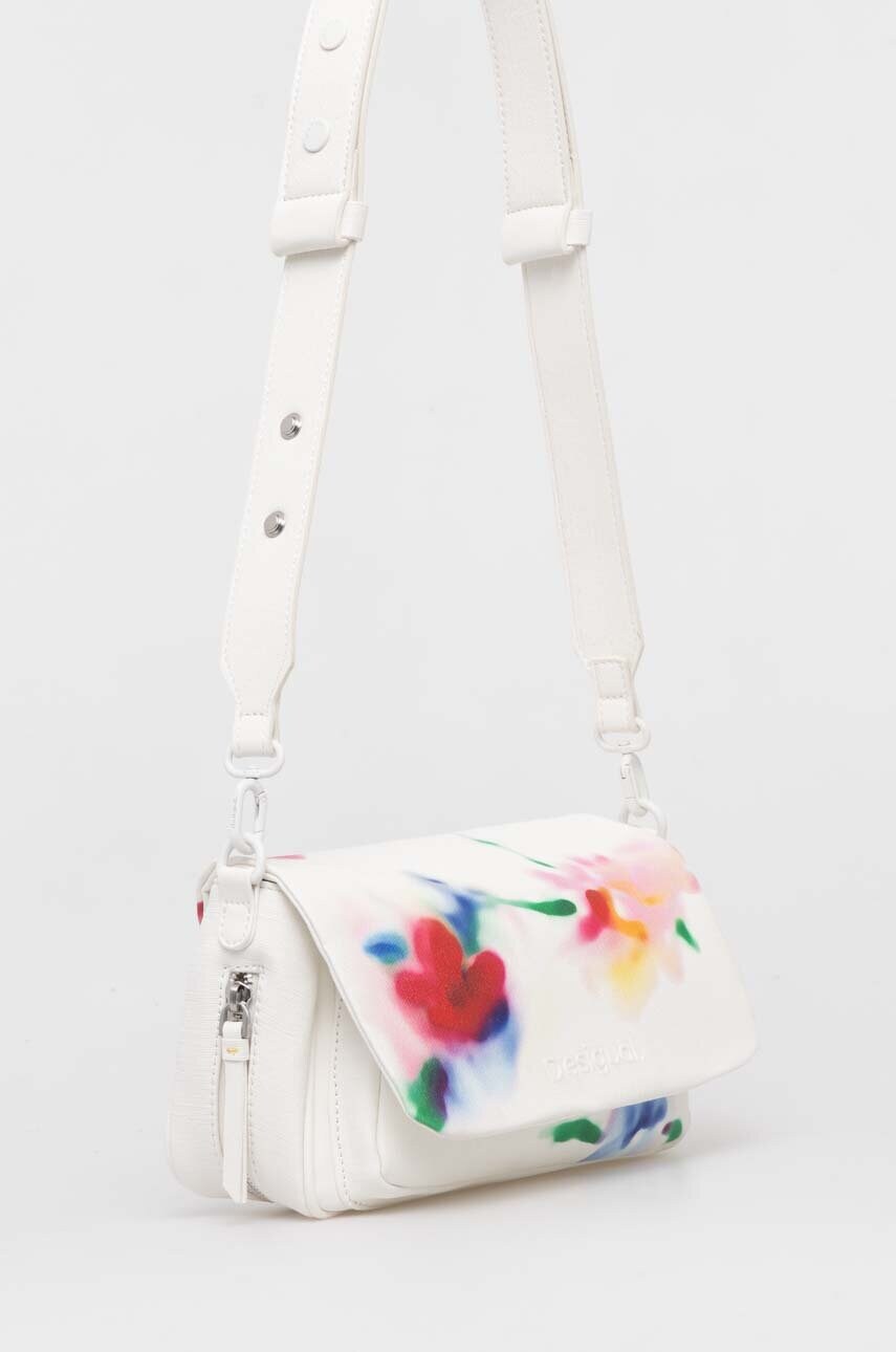 Сумочка Desigual LIQUIDFLOWER TROM колір білий 24SAXP63