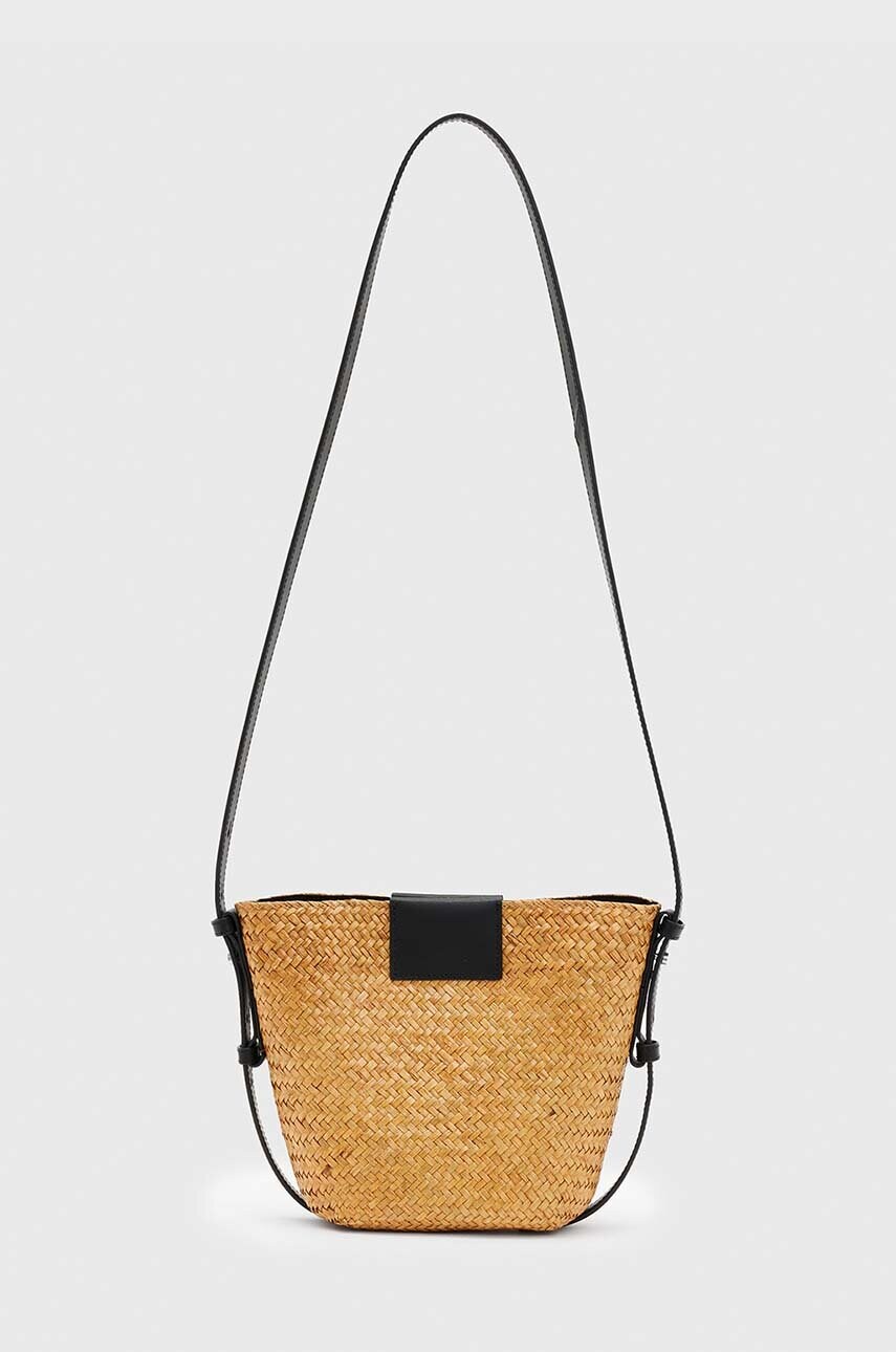 Сумочка AllSaints EBRO STRAW CROSSBODY колір жовтий WB581Y