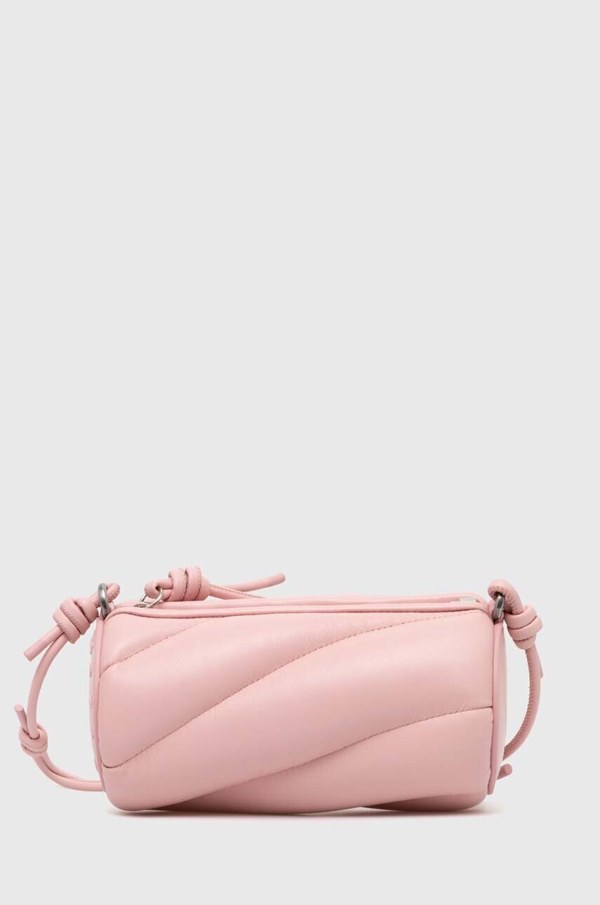 Шкіряна сумочка Fiorucci Baby Pink Leather Mini Mella Bag колір рожевий U01FPABA002LE04PN02