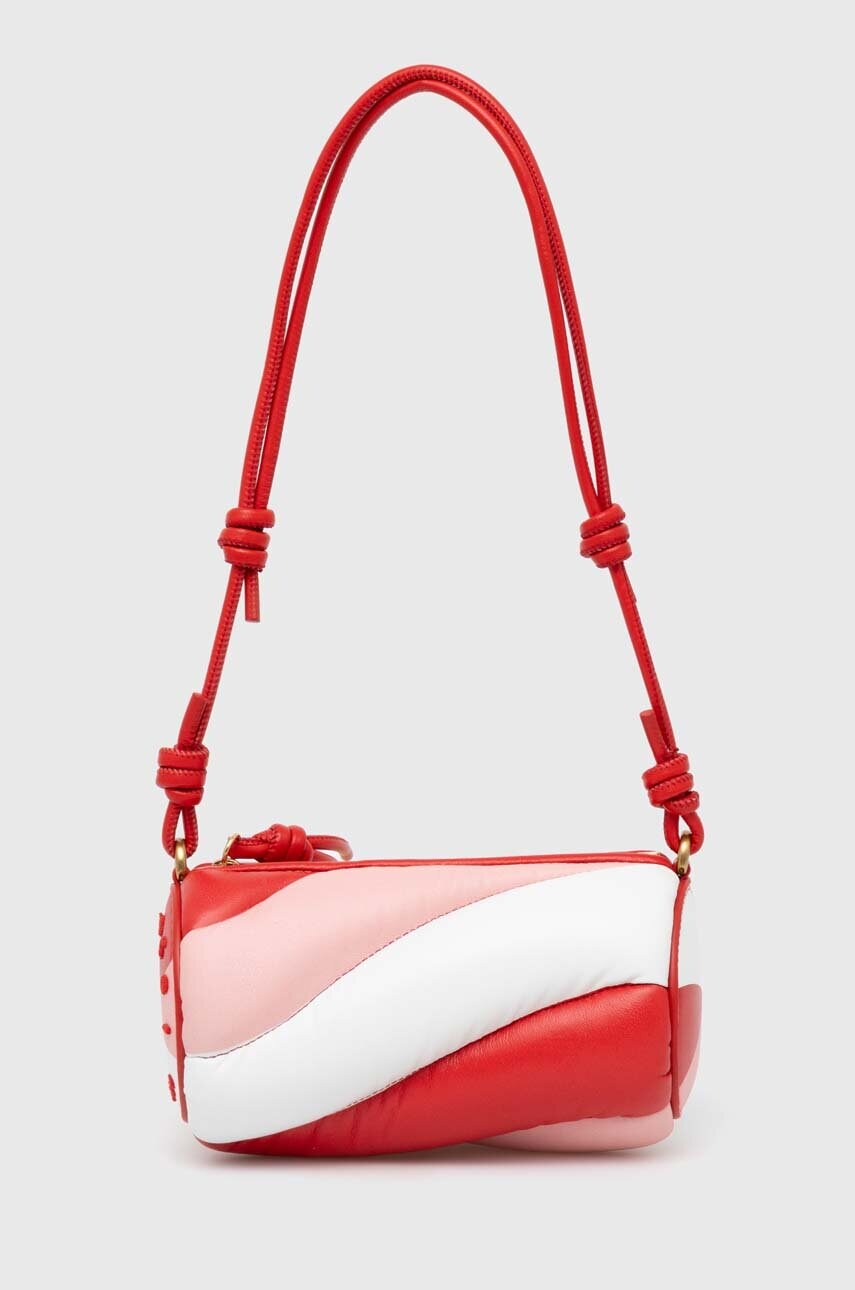 Шкіряна сумочка Fiorucci Tricolor Leather Mini Mella Bag колір червоний U01FPABA002LE04MU01