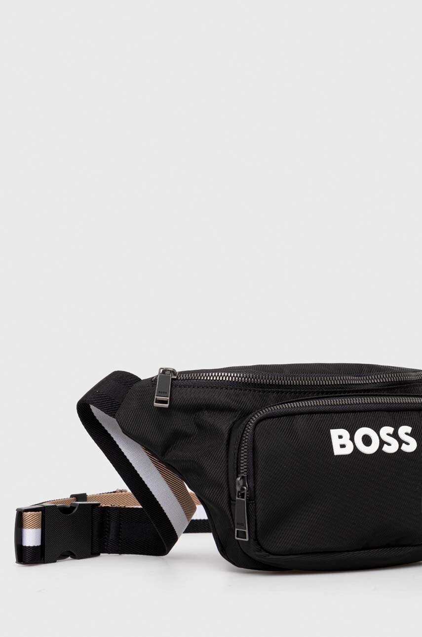 Сумка на пояс BOSS колір чорний