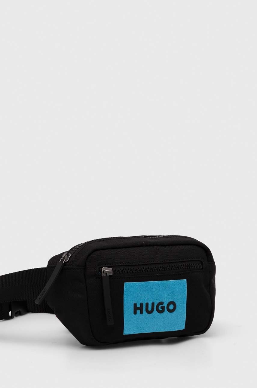 Сумка на пояс HUGO колір чорний 50516580