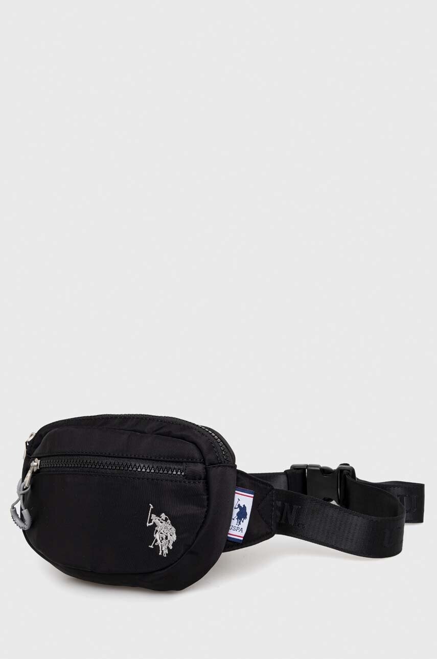 Сумка на пояс U.S. Polo Assn. колір чорний