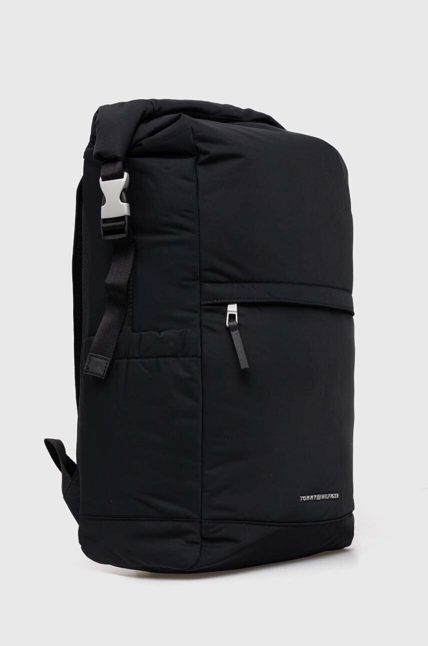 Рюкзак Tommy Hilfiger чоловічий колір чорний великий однотонний
