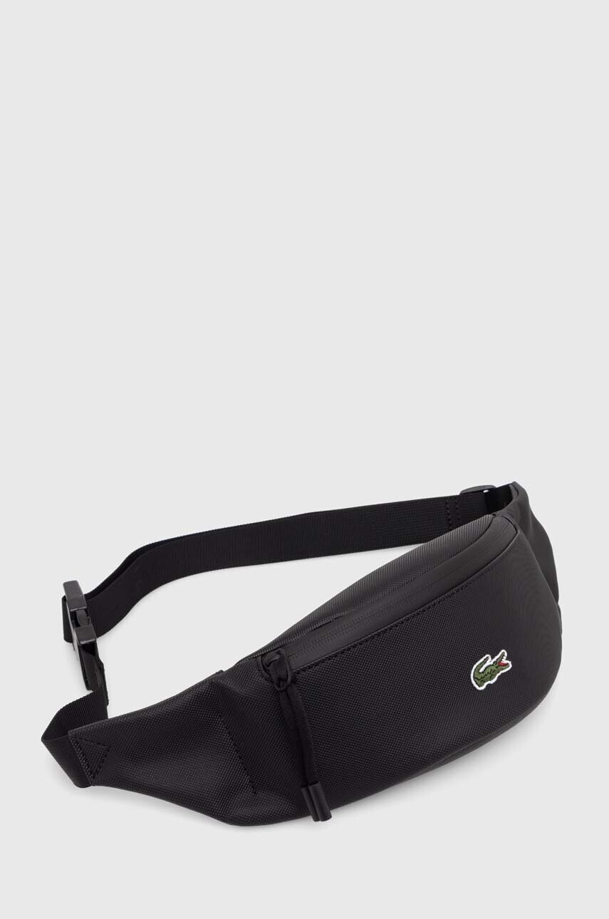 Сумка на пояс Lacoste колір чорний