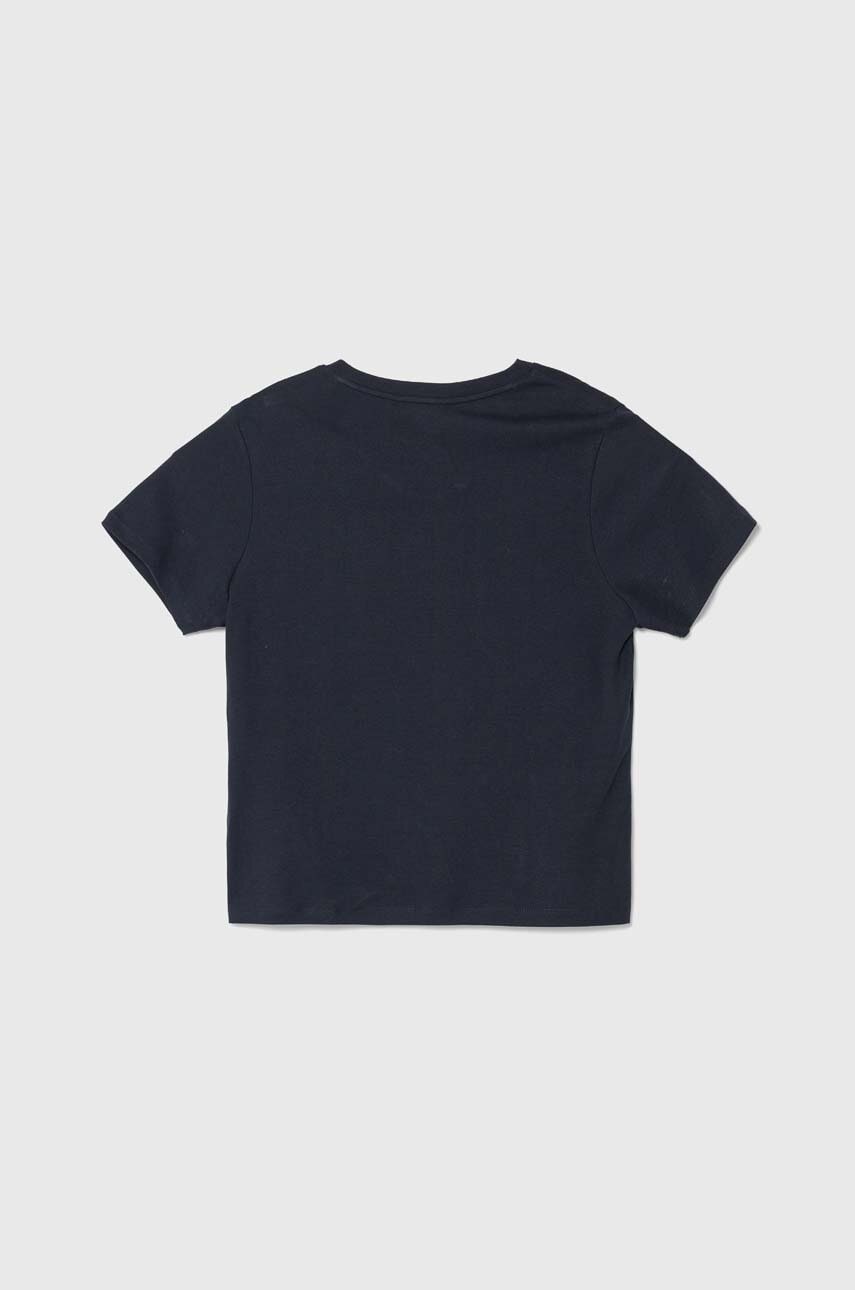 Бавовняна футболка Tommy Hilfiger жіноча колір синій WW0WW40584