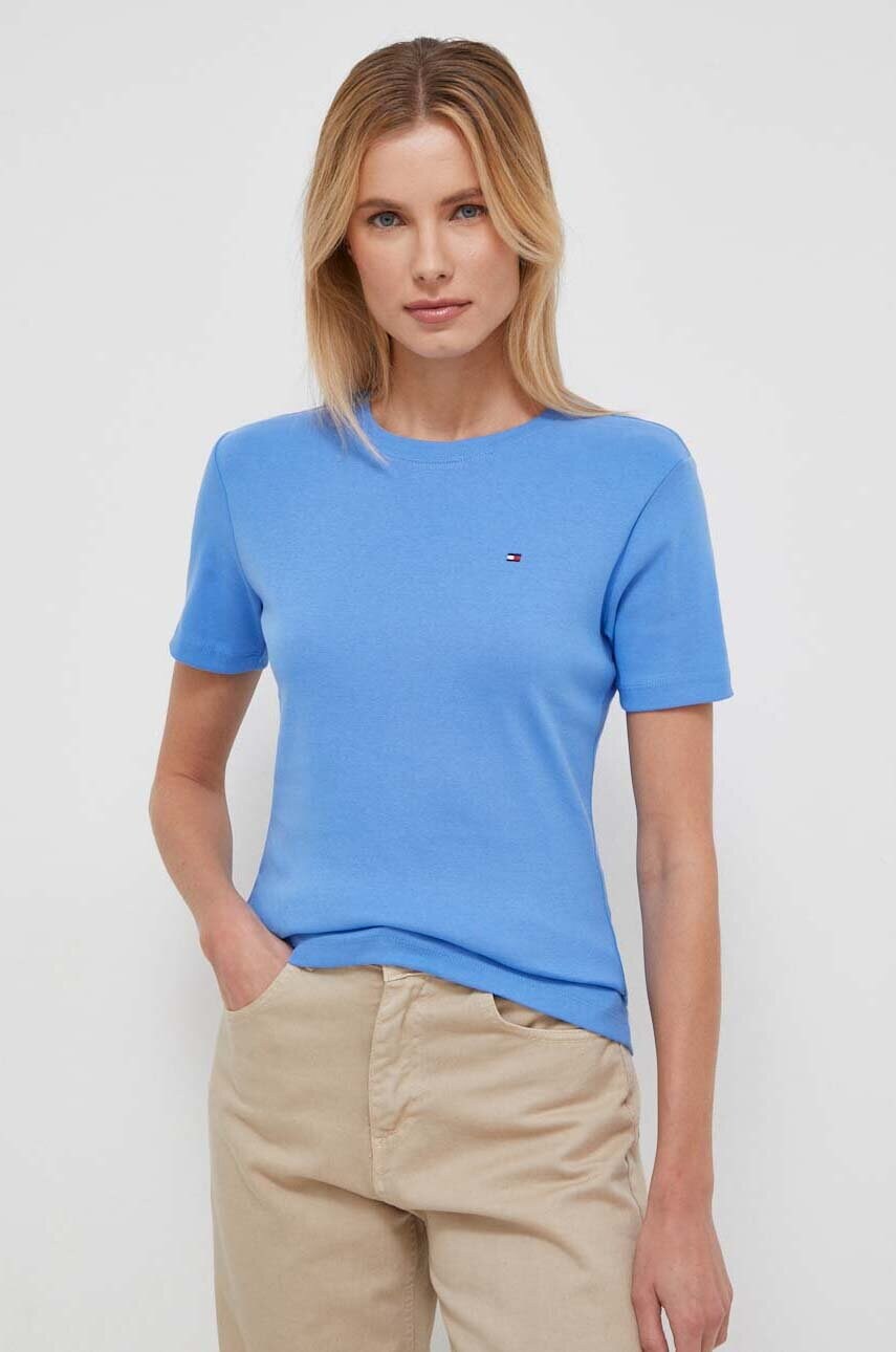 Бавовняна футболка Tommy Hilfiger жіночий