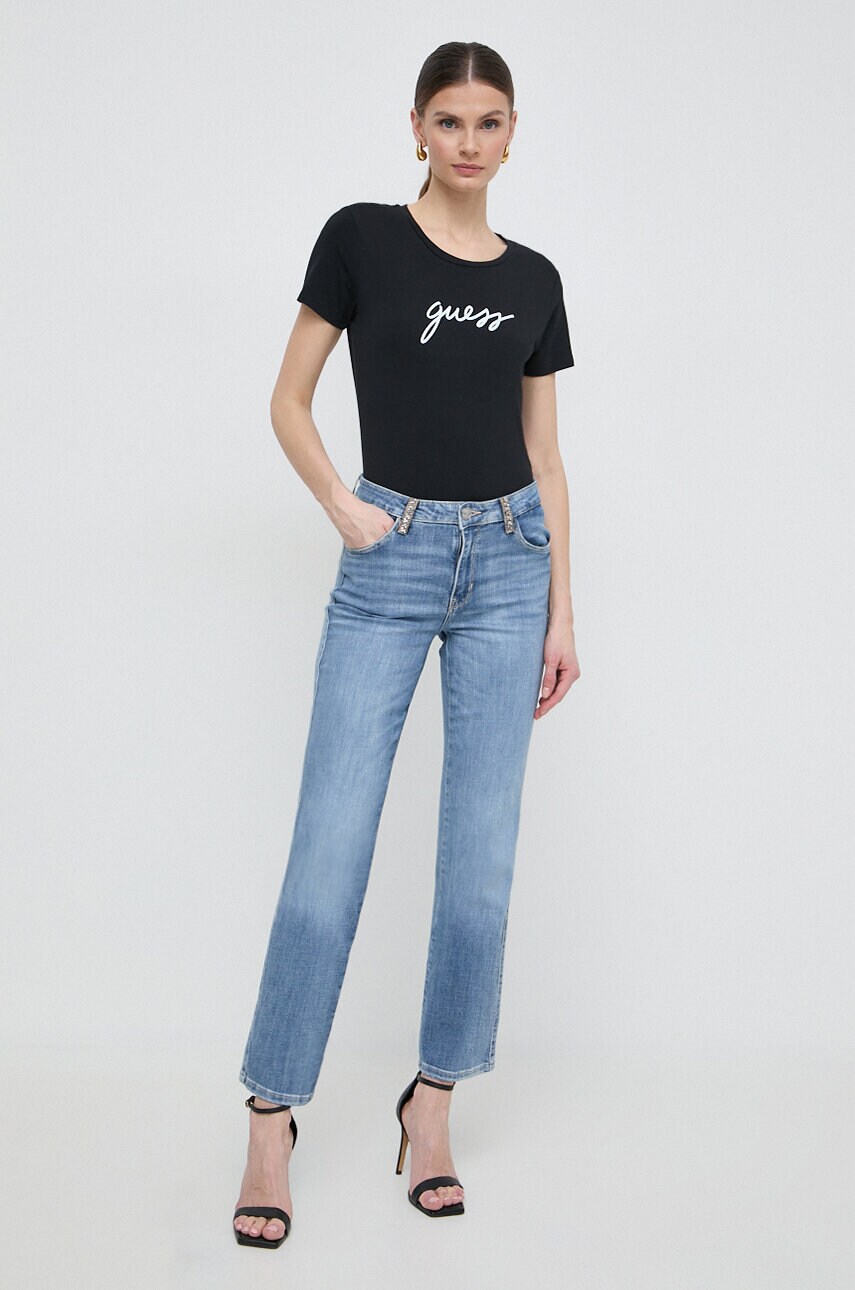Футболка Guess жіночий колір чорний