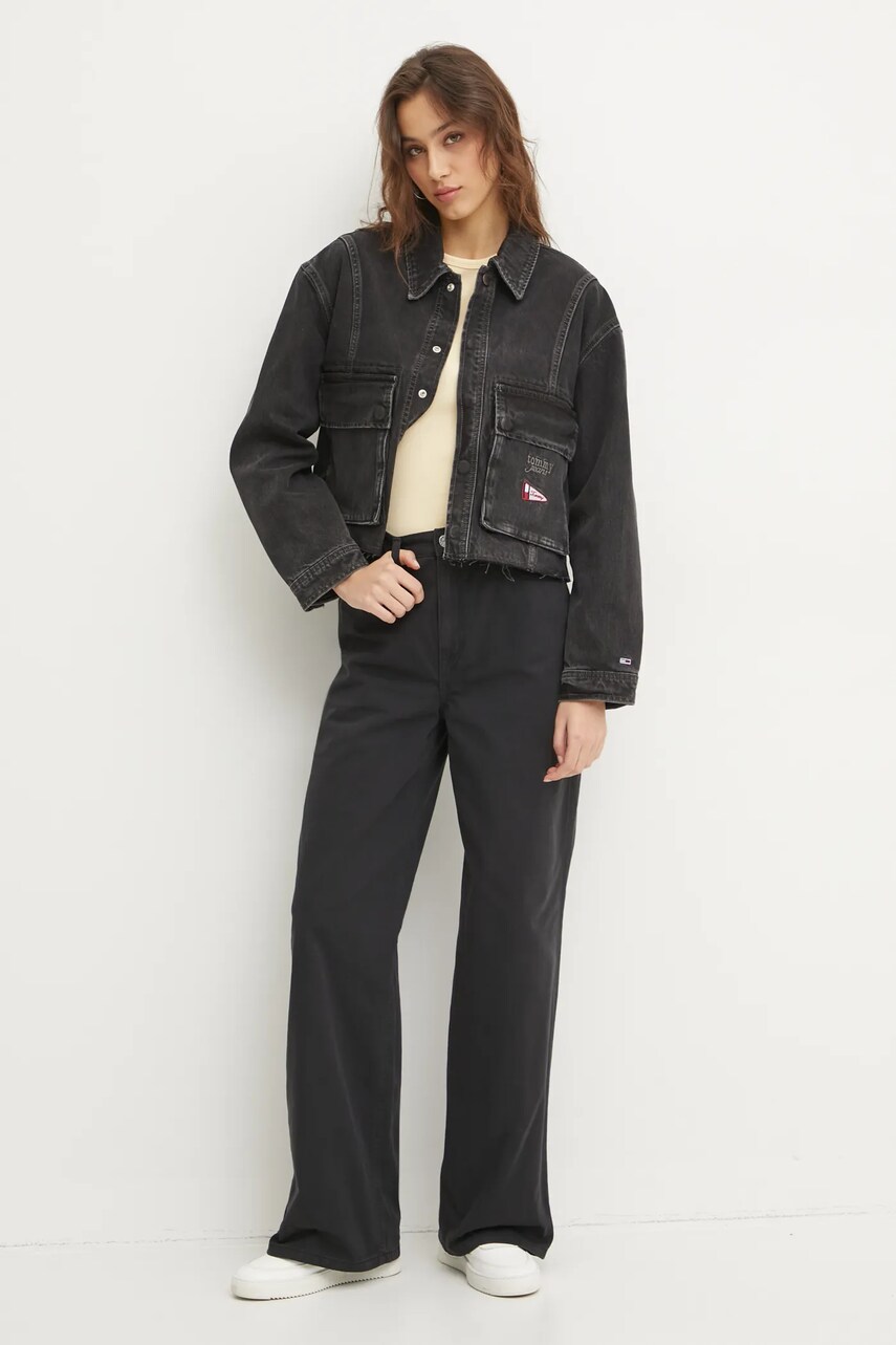 Футболка Tommy Jeans жіноча колір жовтий DW0DW17383