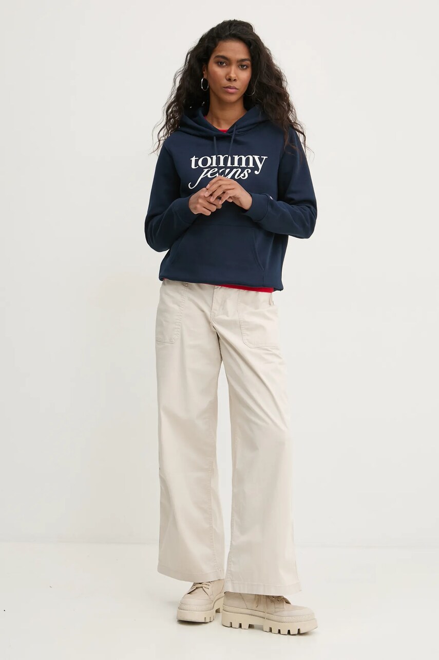 Футболка Tommy Jeans жіноча колір червоний DW0DW17383