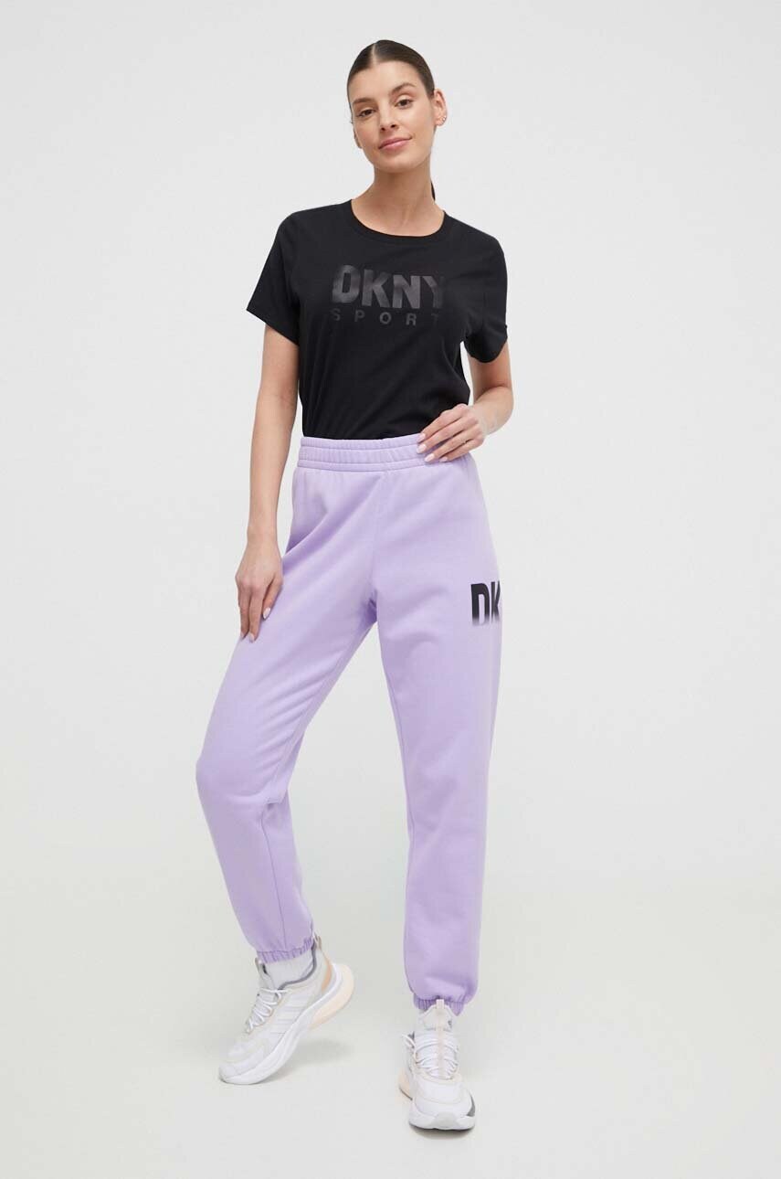 Футболка Dkny жіночий колір чорний