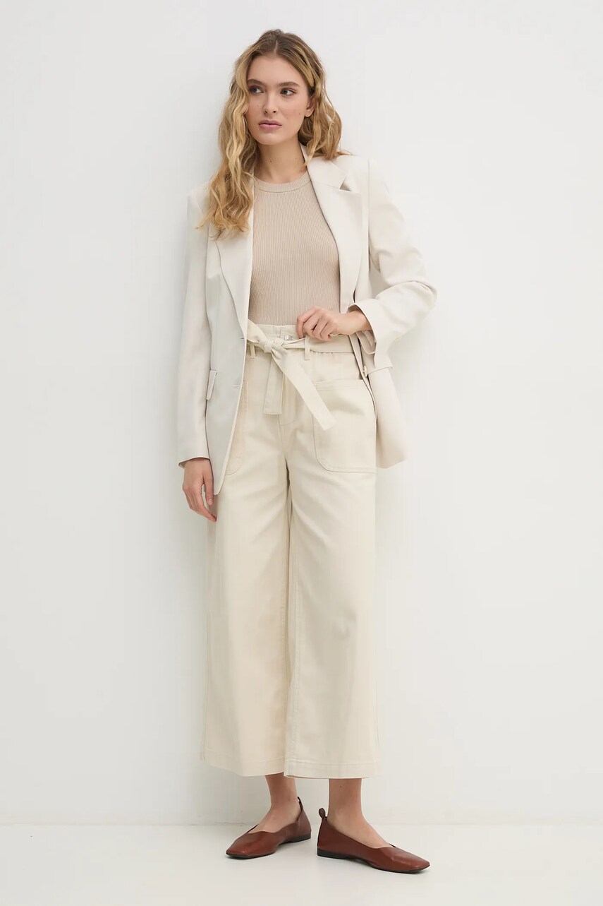 Топ Dkny жіночий колір бежевий DJ4R0115