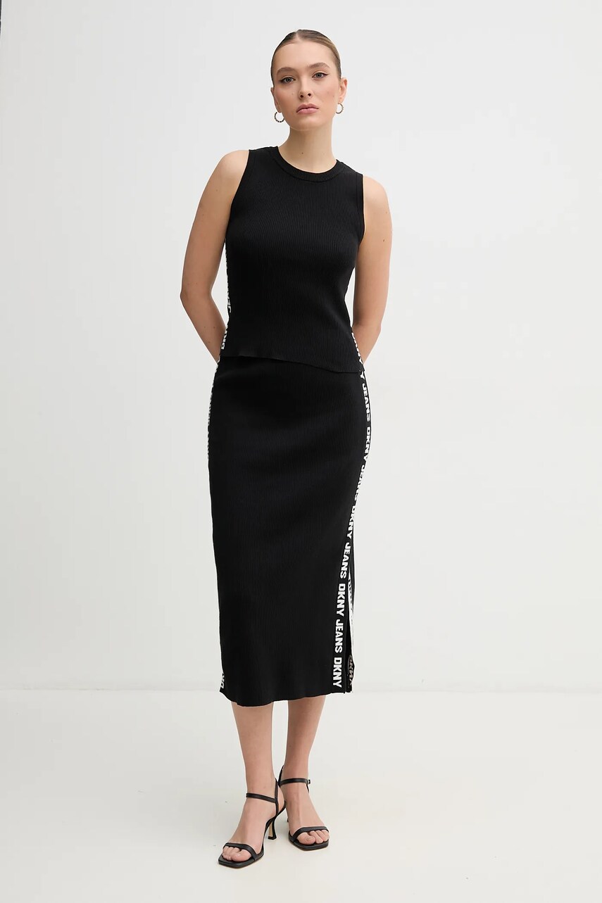 Топ Dkny жіночий колір чорний DJ4R0115