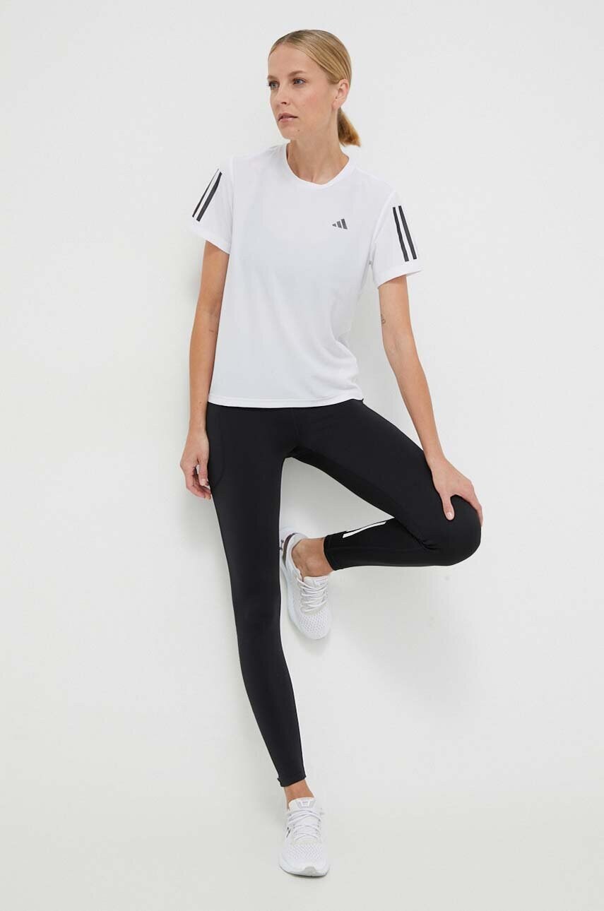 Бігова футболка adidas Performance Own the Run колір білий