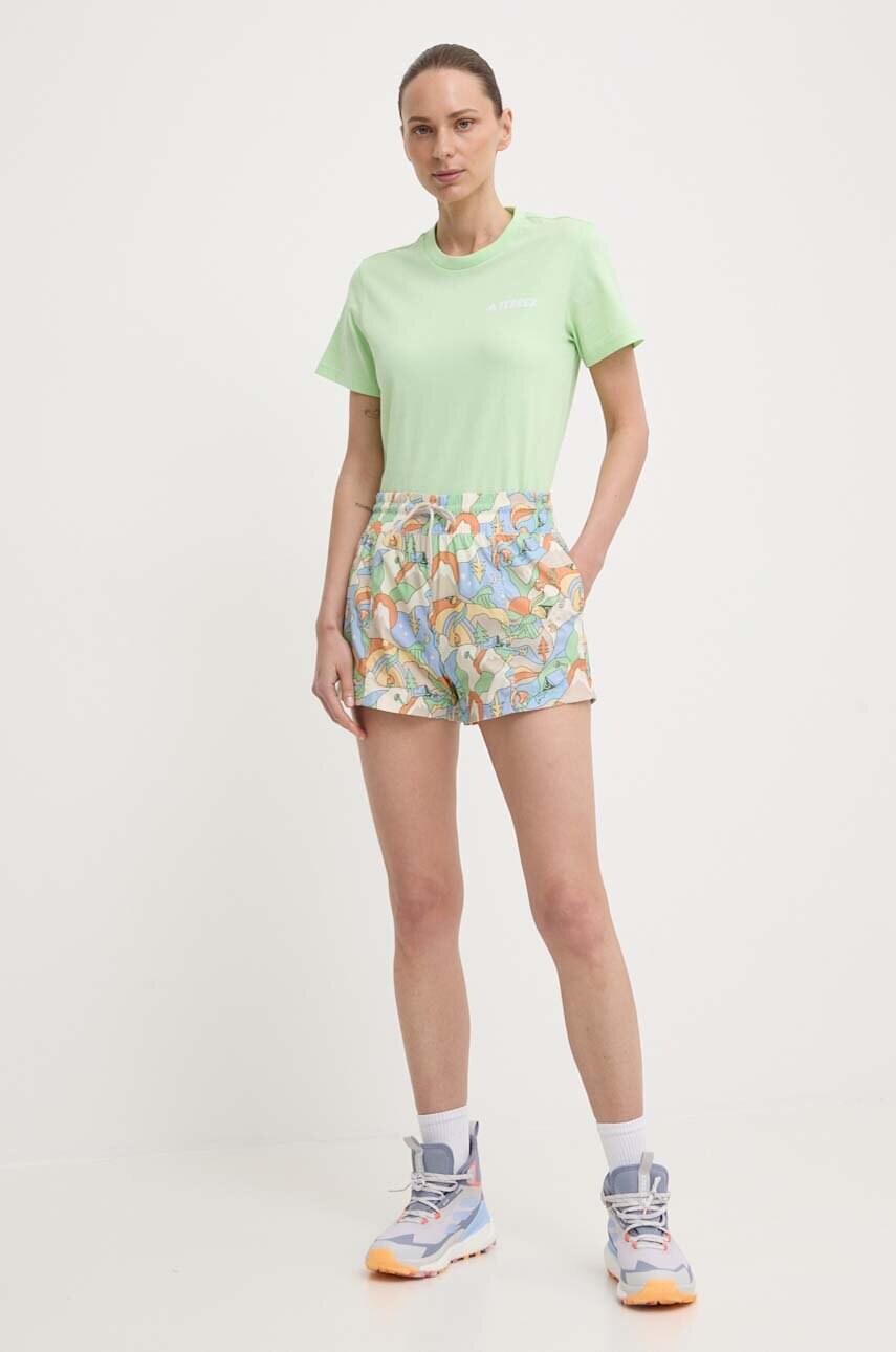 Футболка adidas TERREX MTN 2.0 жіноча колір зелений IM8362