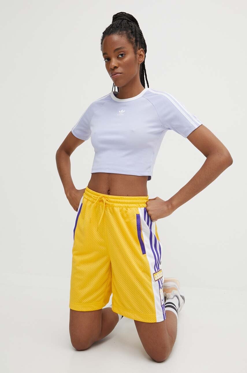 Футболка adidas Originals жіноча колір фіолетовий IP0658