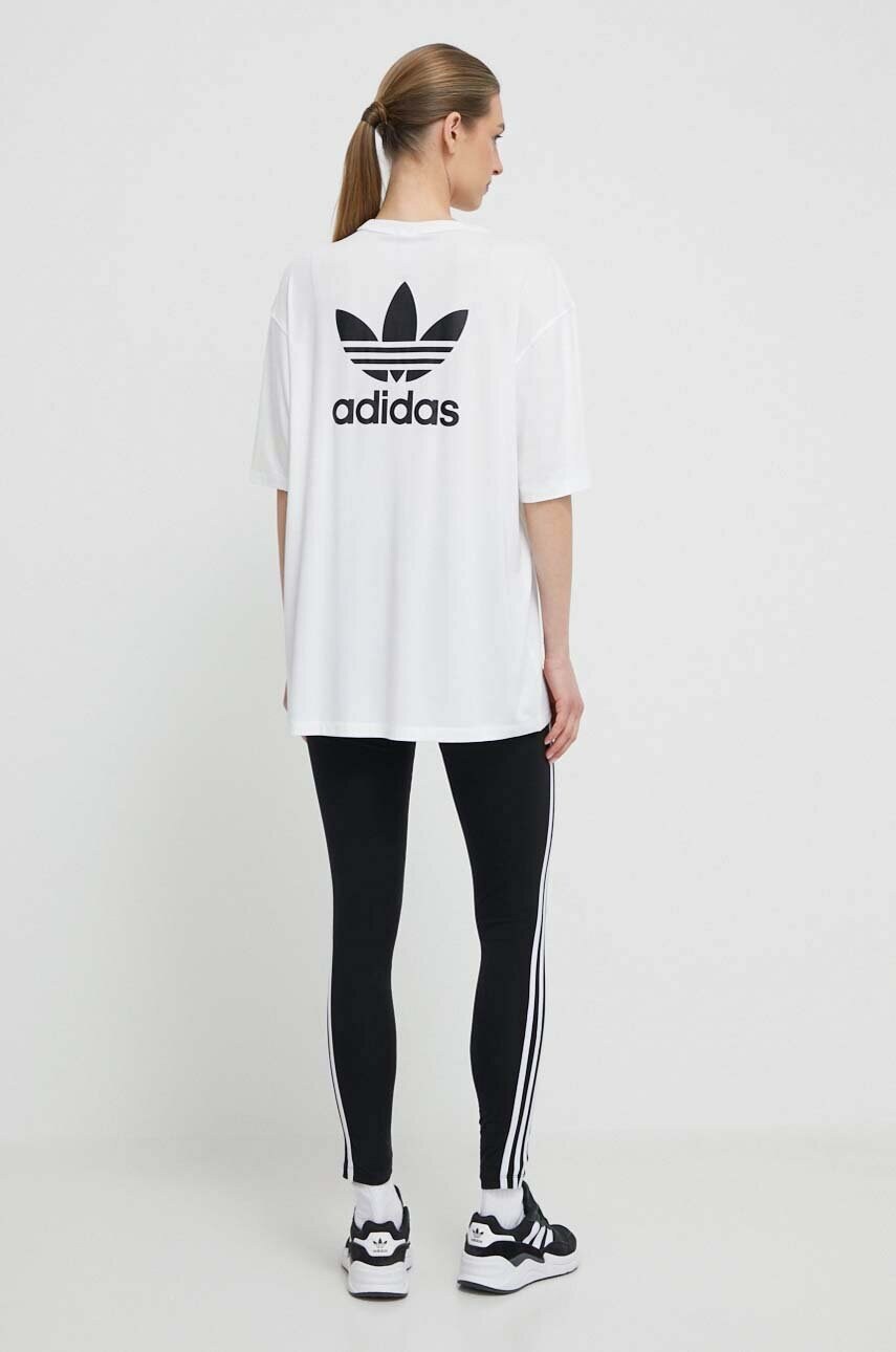 Футболка adidas Originals Trefoil Tee жіноча колір бежевий IR8064