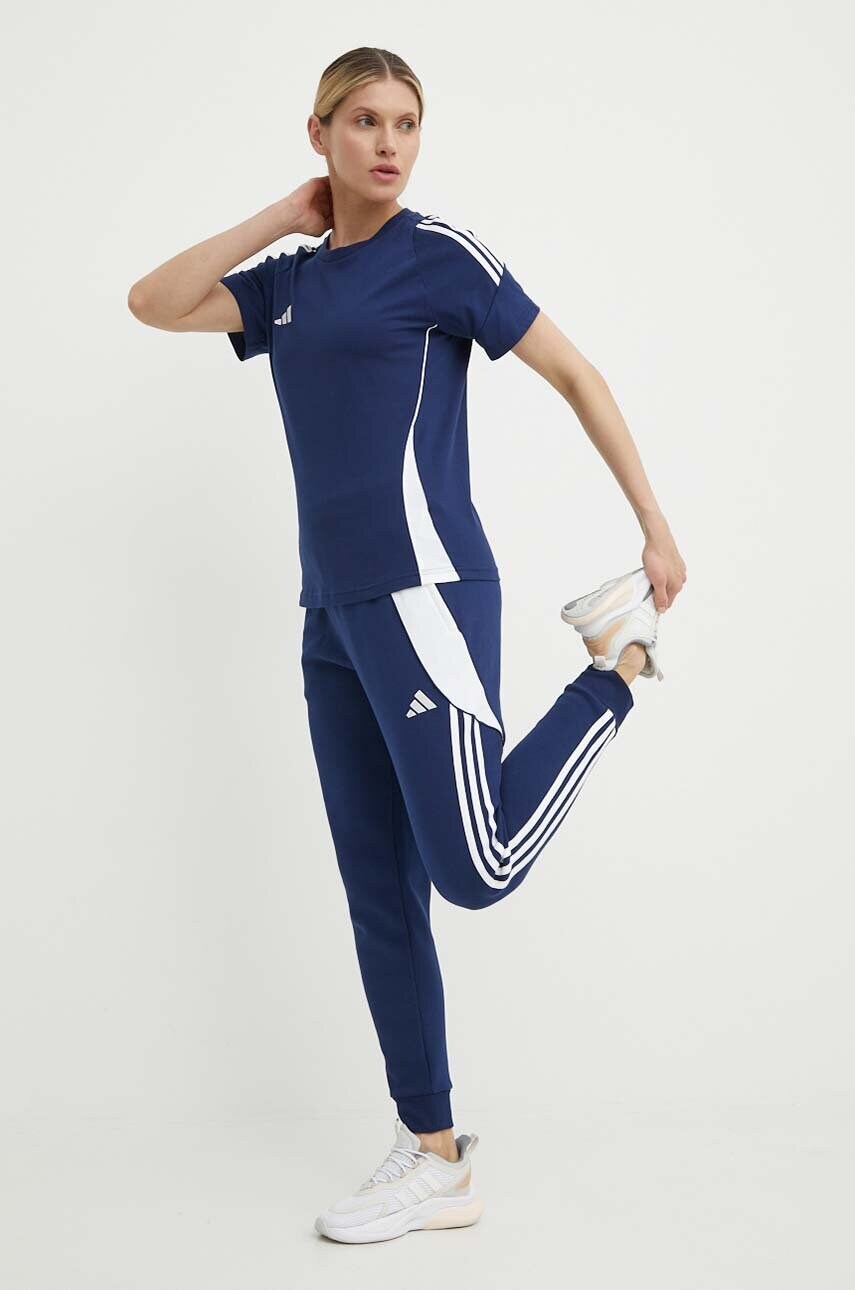 Тренувальна футболка adidas Performance Tiro 24 колір синій IR9354