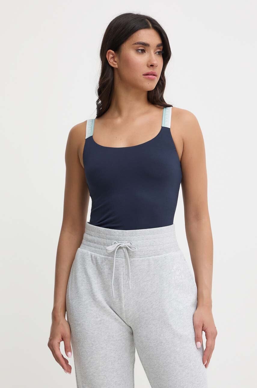 Топ лаунж Emporio Armani Underwear колір синій 164237 4R226