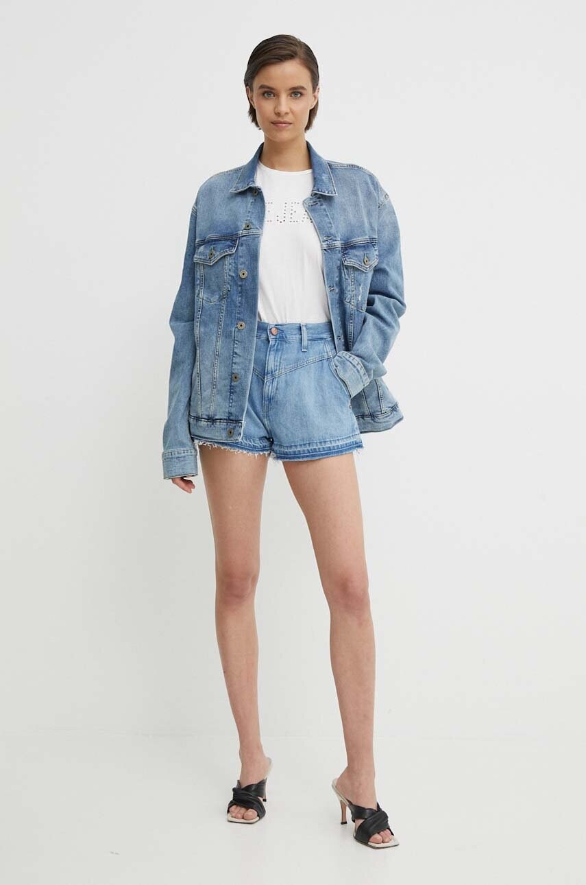 Бавовняна футболка Pepe Jeans LILITH жіноча колір білий PL505837