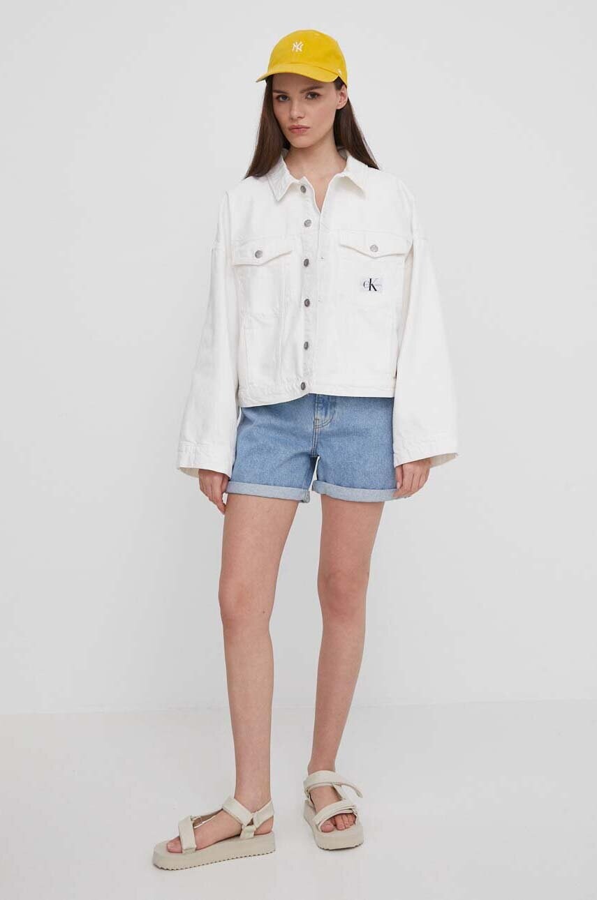 Бавовняна футболка Pepe Jeans LORETTE V NECK жіноча колір білий PL505826