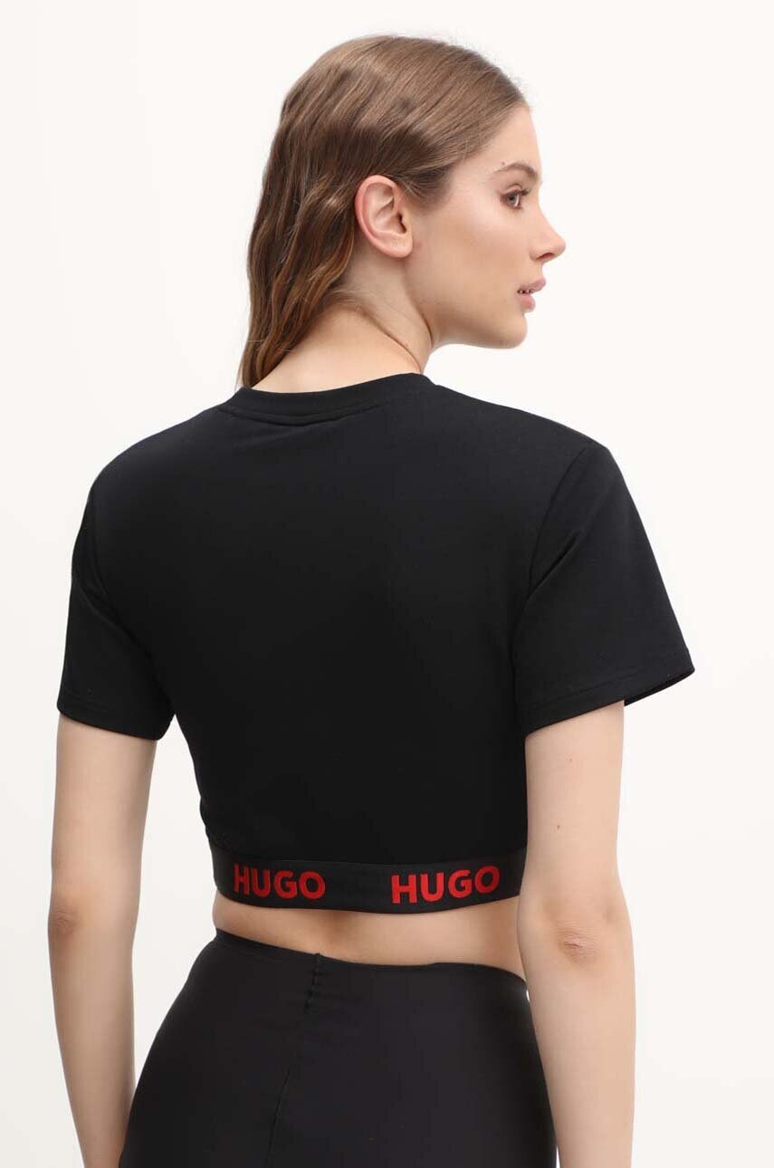 Футболка лаунж HUGO колір чорний