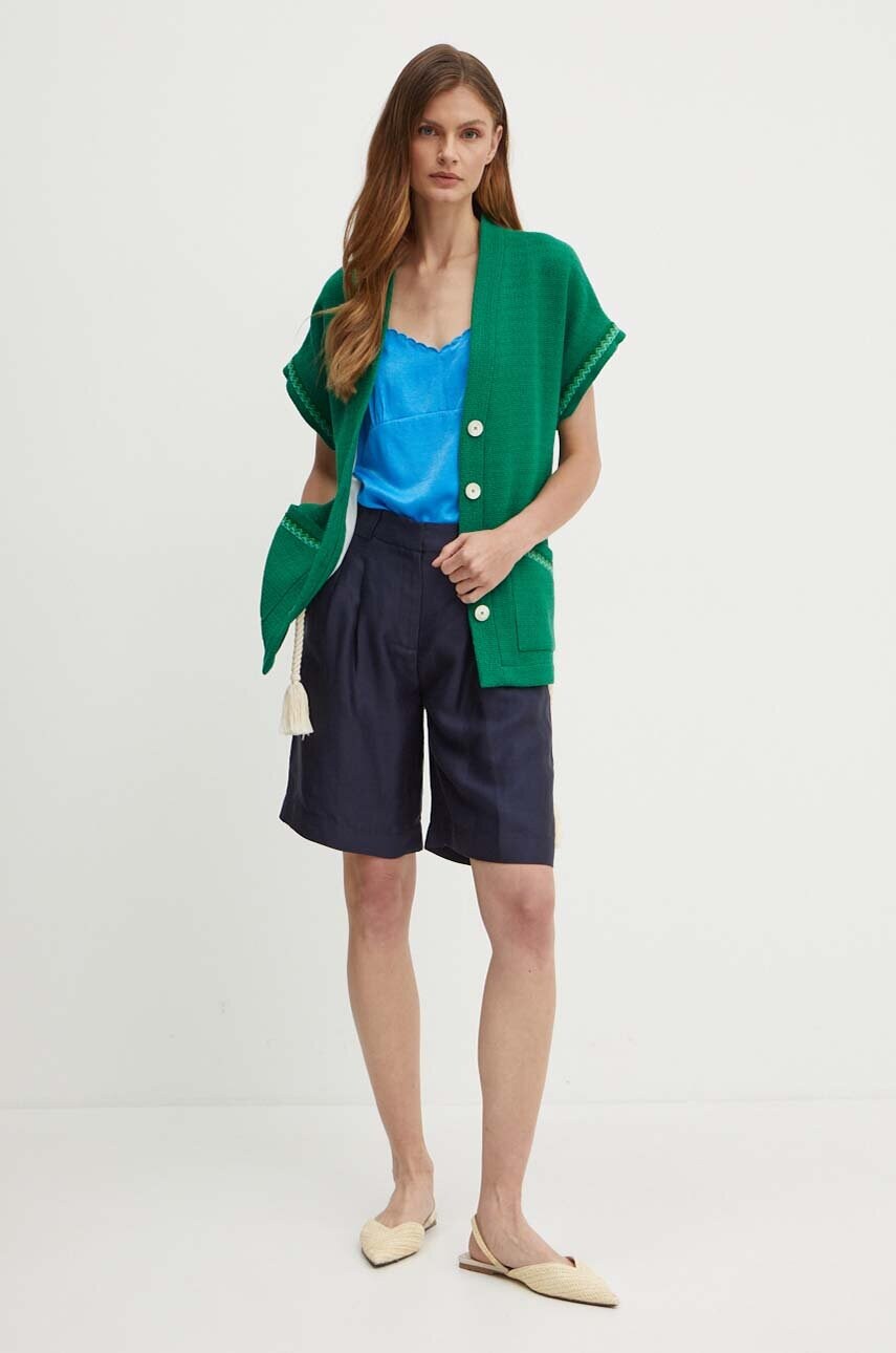 Блузка United Colors of Benetton однотонна