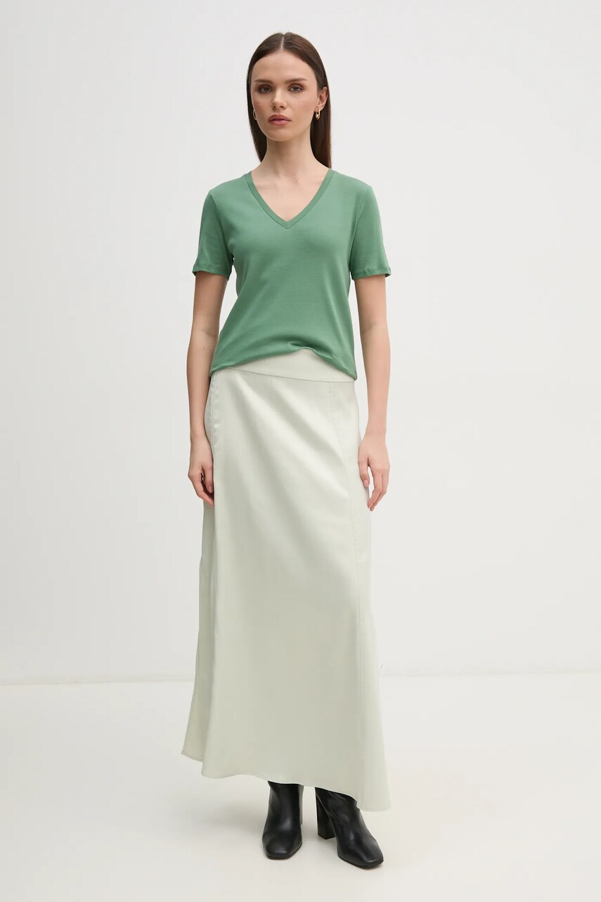 Бавовняна футболка United Colors of Benetton жіноча колір рожевий 3GA2E4230