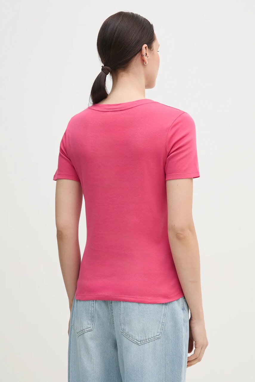 Бавовняна футболка United Colors of Benetton жіноча колір чорний 3GA2D1066