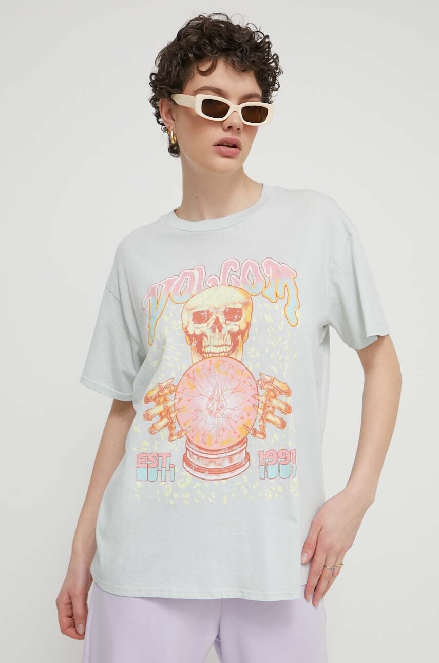 Бавовняна футболка Volcom жіночий