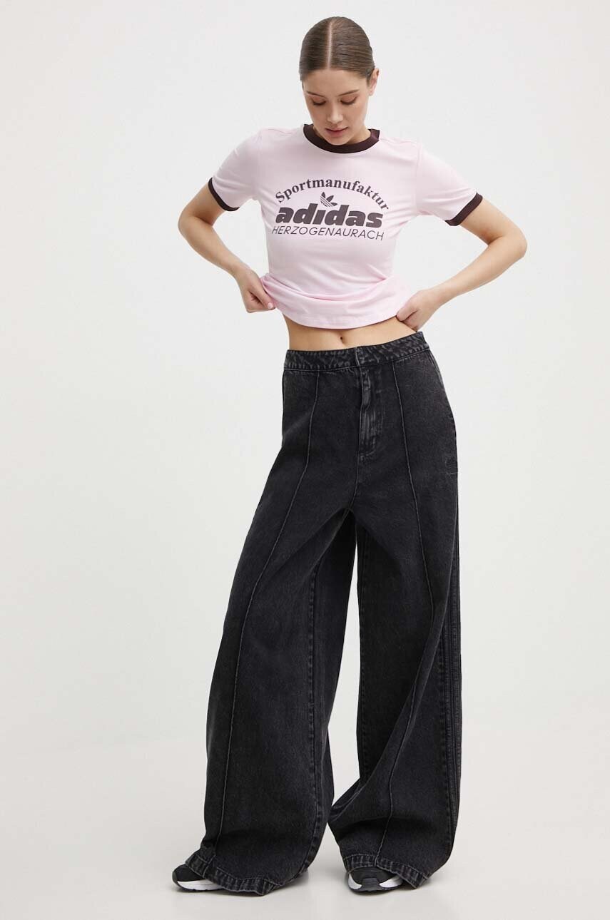 Футболка adidas Originals жіноча колір рожевий IR6087