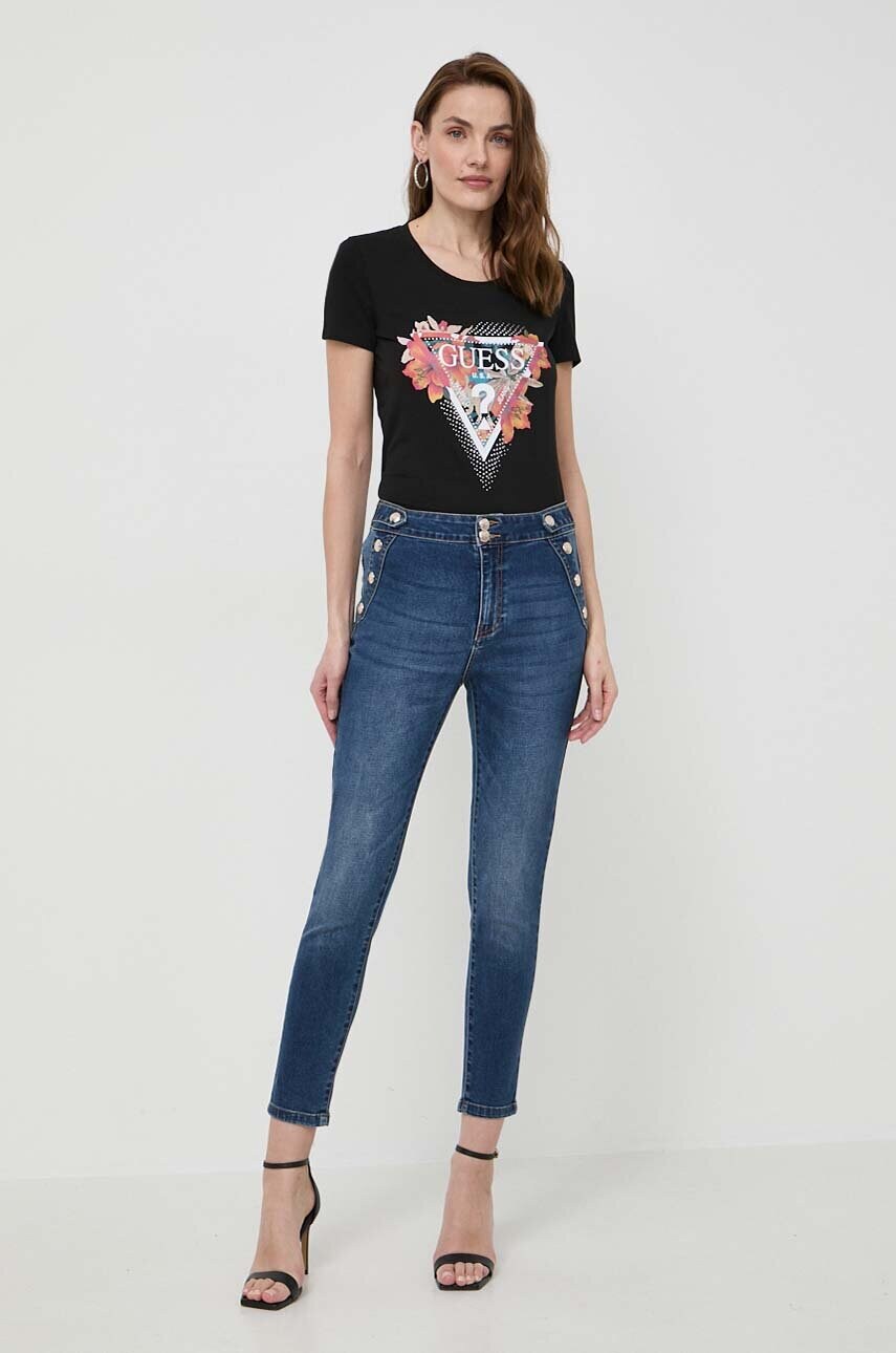 Футболка Guess жіноча колір чорний W4GI62 J1314
