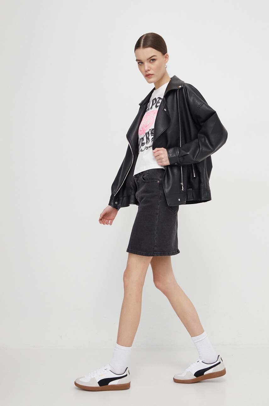 Бавовняна футболка Superdry жіночий колір бежевий