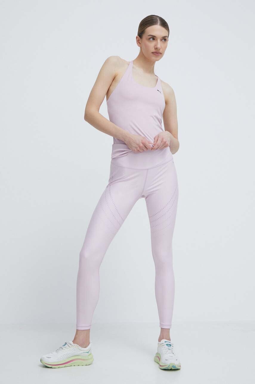 Топ для йоги Puma STUDIO ULTRABARE колір рожевий 524836