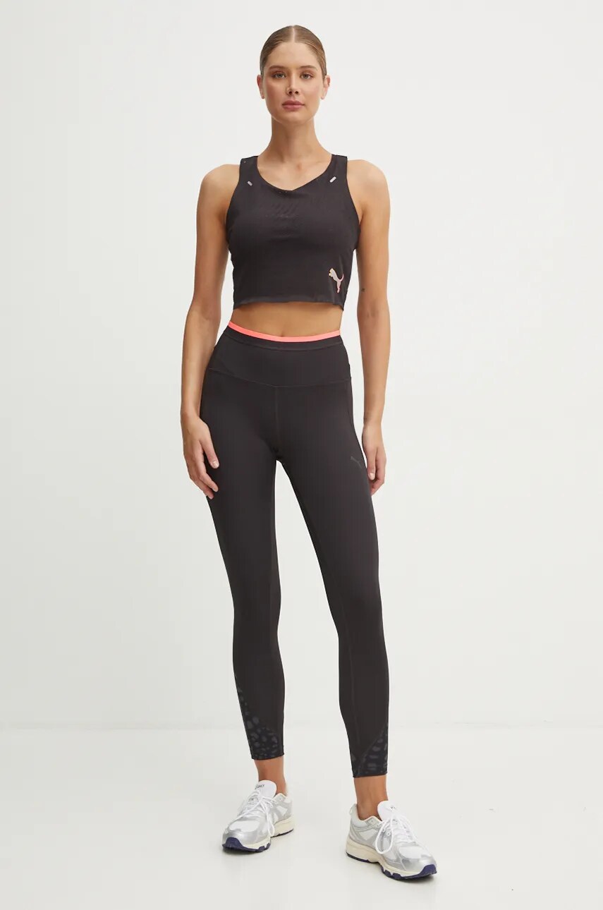 Топ для бігу Puma Ultraspun колір чорний 525060