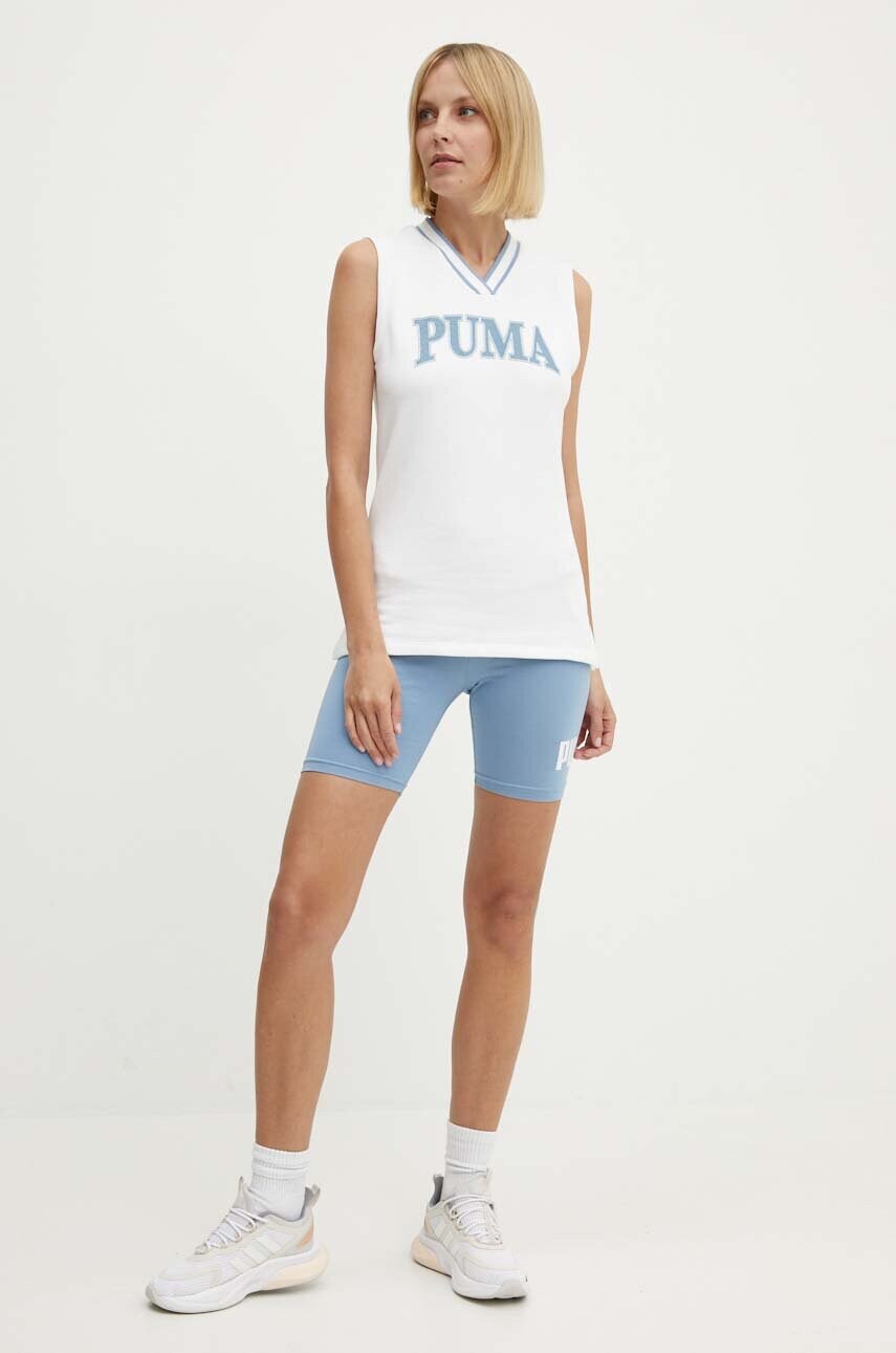 Топ Puma SQUAD жіночий колір білий 678703