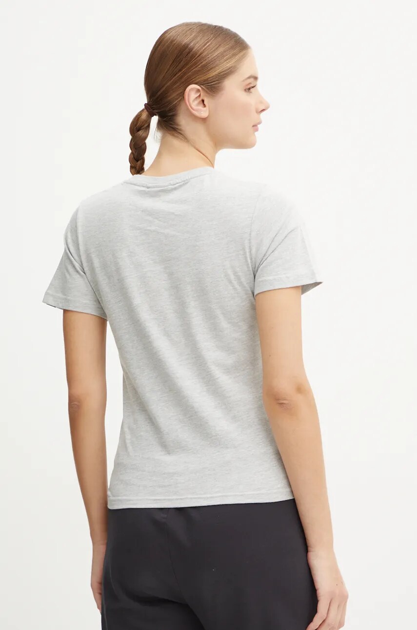 Бавовняна футболка Ellesse Beckana Tee жіноча колір сірий SGP16458