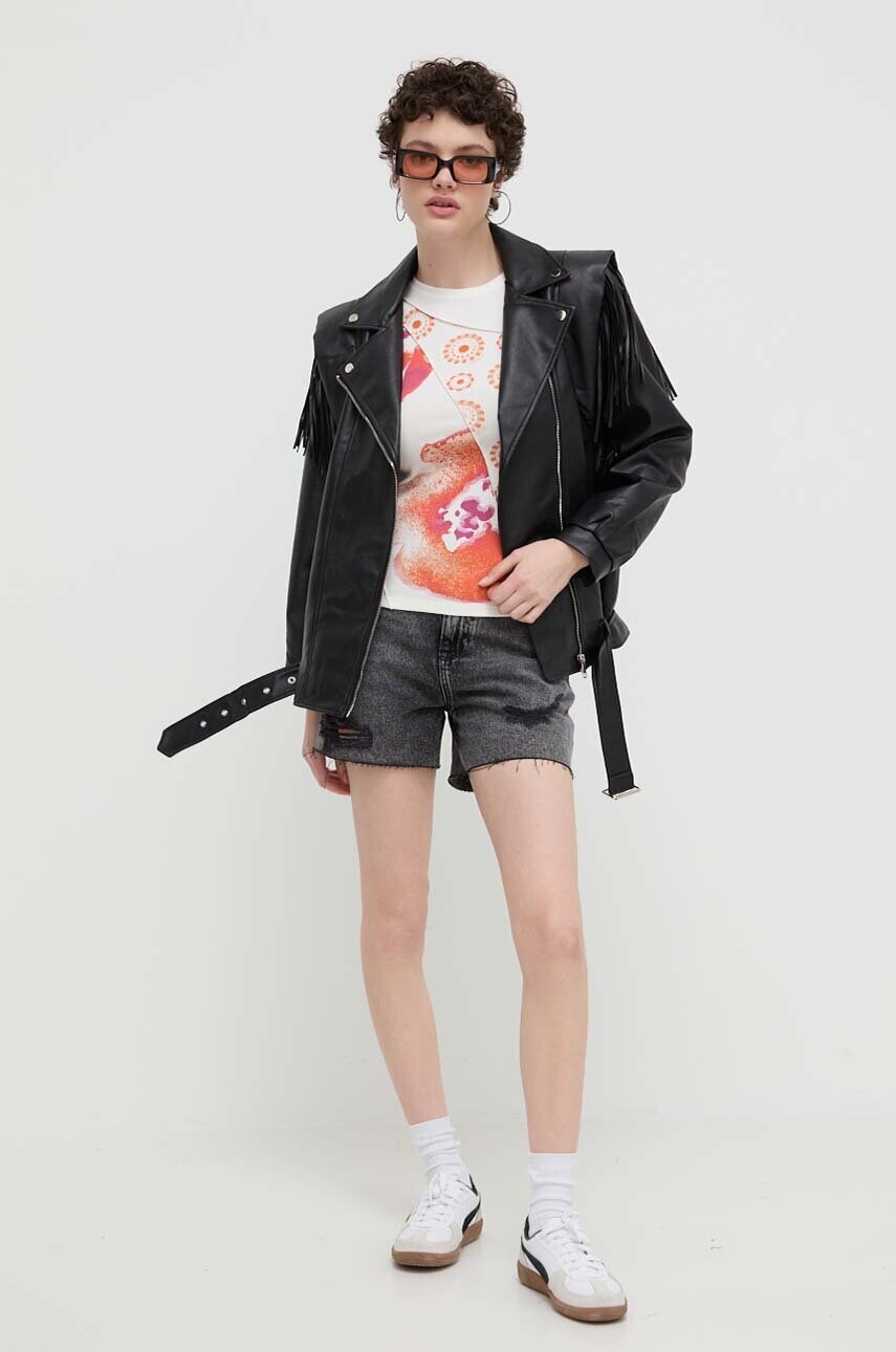 Футболка Desigual ORAN жіноча колір бежевий 24SWTK96