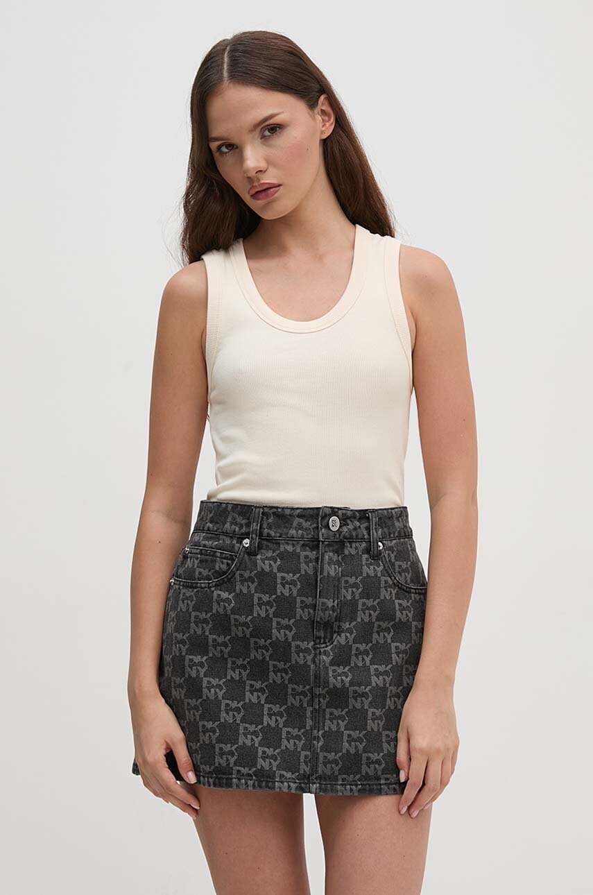 Топ Tommy Hilfiger жіночий колір бежевий WW0WW41201