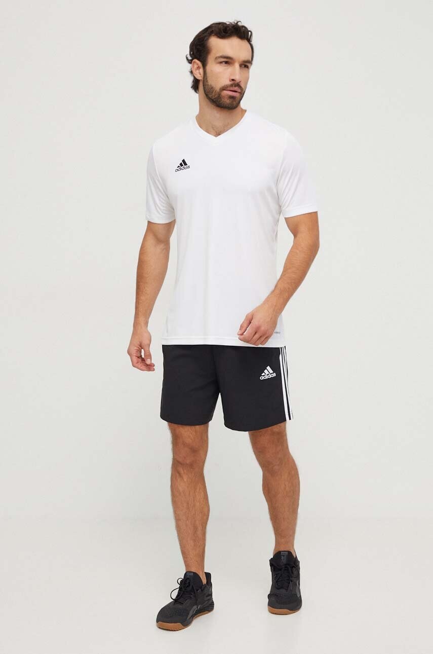 Футболка для тренувань adidas Performance Entrada 22 колір бежевий однотонна