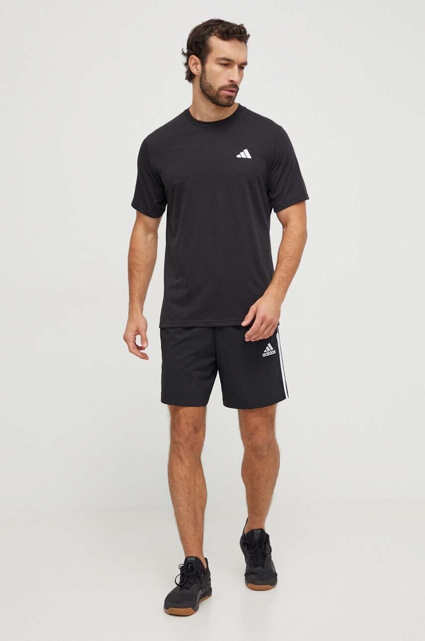 Футболка для тренувань adidas Performance TR-ES колір чорний однотонна
