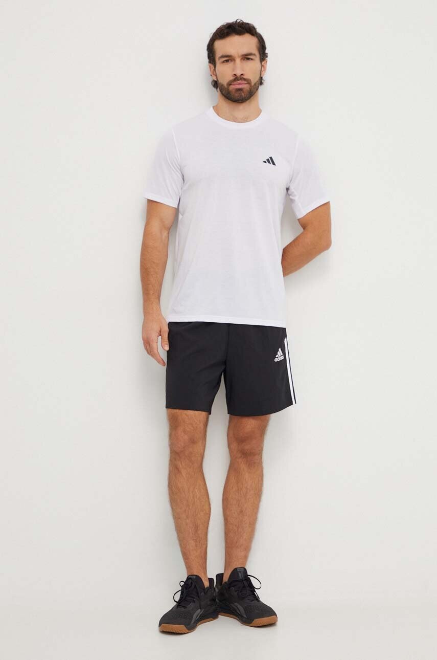 Футболка для тренувань adidas Performance TR-ES колір білий однотонна