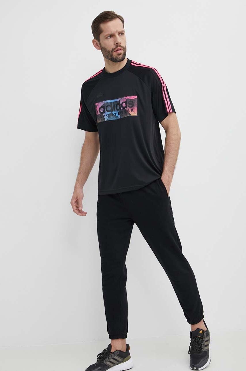 Футболка adidas TIRO чоловіча колір чорний з аплікацією IP3781