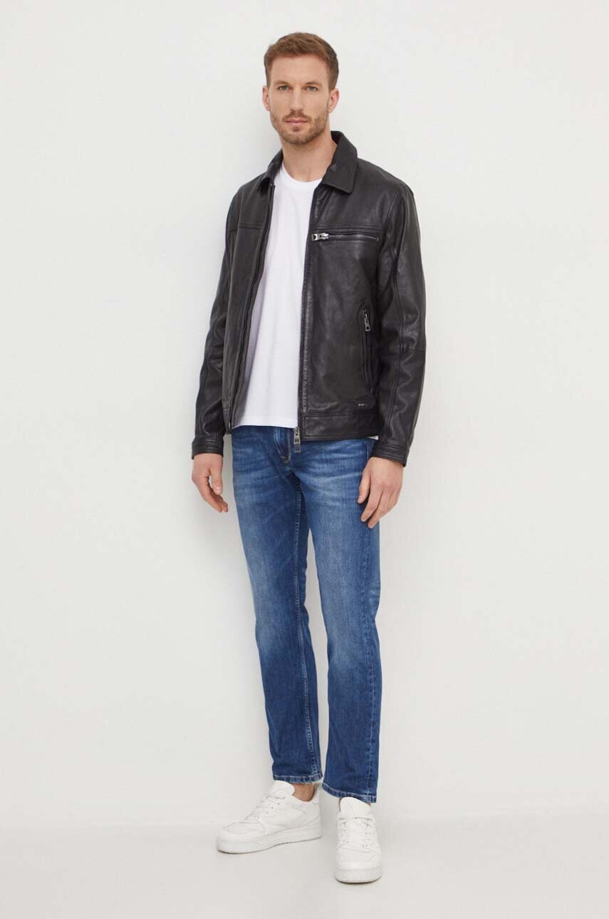 Бавовняна футболка Pepe Jeans Clementine чоловіча колір білий з принтом PM509229